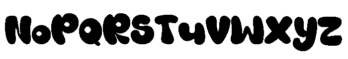 Kiddo pop Font UPPERCASE