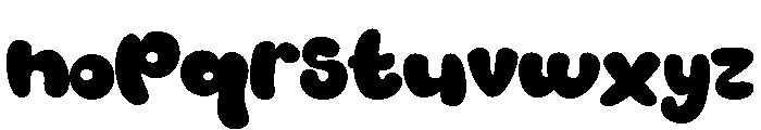 Kiddo pop Font LOWERCASE