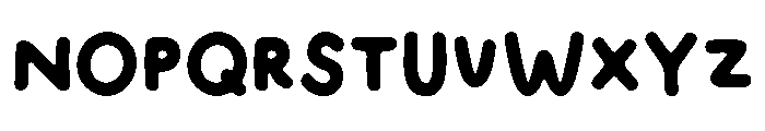 Kiddos Regular Font UPPERCASE