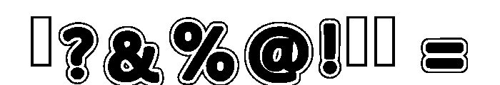 Kiddy Bubble Regular Font OTHER CHARS