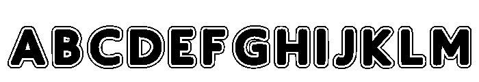 Kiddy Bubble Regular Font UPPERCASE