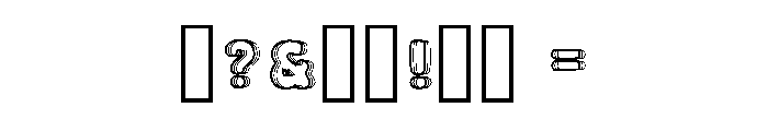 Kiddy Doodle Regular Font OTHER CHARS