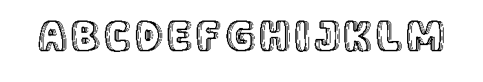 Kiddy Doodle Regular Font UPPERCASE