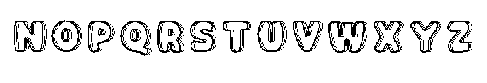 Kiddy Doodle Regular Font UPPERCASE