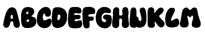Kiddy Vibe Regular Font UPPERCASE