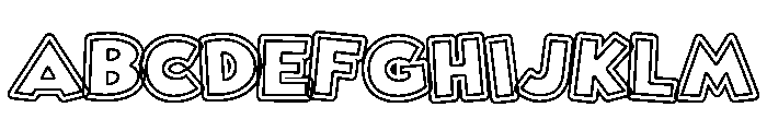 Kidmon Outline 2 Regular FONT