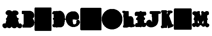 Kidnap Patriot CF Font UPPERCASE