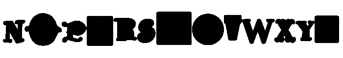 Kidnap Patriot CF Font LOWERCASE