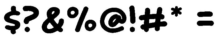 Kido Smile Regular Font OTHER CHARS