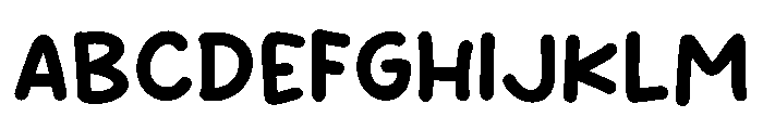 Kido Smile Regular Font UPPERCASE