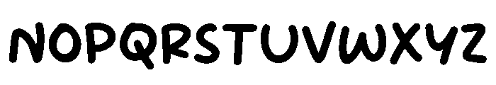 Kido Smile Regular Font UPPERCASE