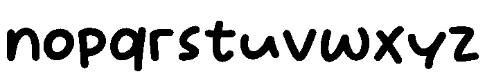 Kido Smile Regular Font LOWERCASE