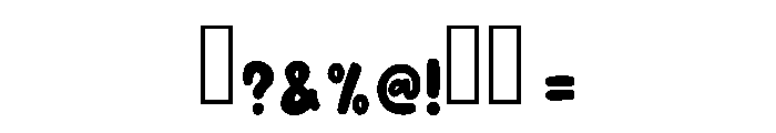 Kidoodle Cute Regular Font OTHER CHARS