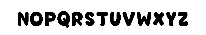 Kidoodle Cute Regular Font LOWERCASE