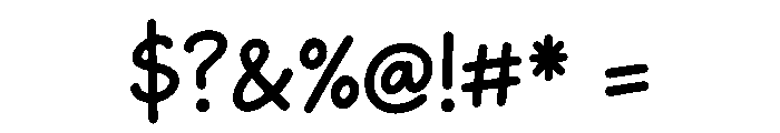 Kidoodle Font OTHER CHARS