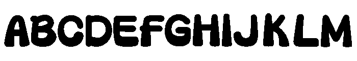 Kidpop Font UPPERCASE