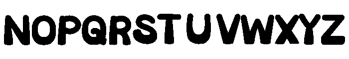 Kidpop Font UPPERCASE