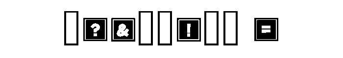Kids Alphabet Regular Font OTHER CHARS