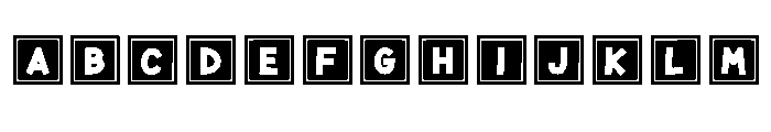 Kids Alphabet Regular Font UPPERCASE