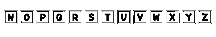 Kids Alphabet Regular Font LOWERCASE