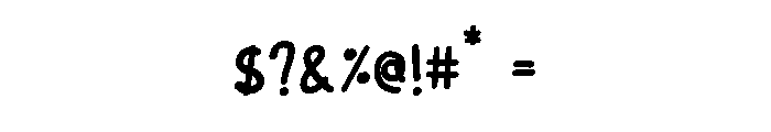 Kids Apple Font OTHER CHARS