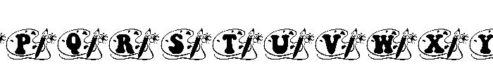 Kids Art Brush Font UPPERCASE