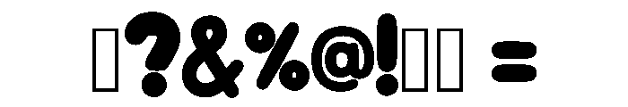 Kids Bubbles Regular Font OTHER CHARS