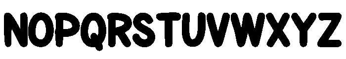 Kids Bubbly Regular Font LOWERCASE