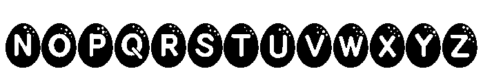 Kids Easter Egg Font UPPERCASE