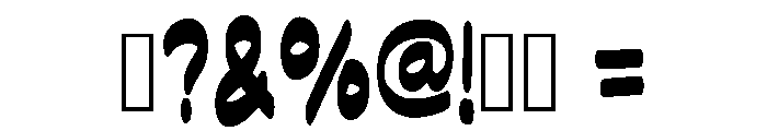 Kids Handwritten Regular Font OTHER CHARS
