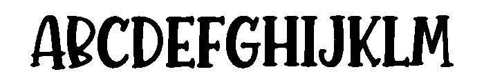 Kids Moon Font UPPERCASE