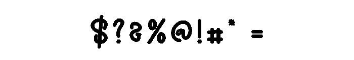 Kids Morning Font OTHER CHARS
