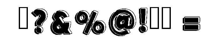 Kids Outline Regular Font OTHER CHARS