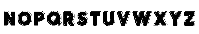 Kids Outline Regular Font LOWERCASE