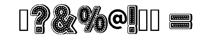 Kids Power Regular Font OTHER CHARS