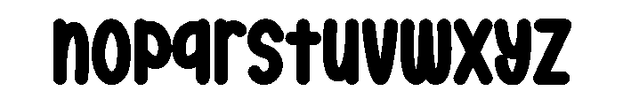 Kids School Blue Font LOWERCASE