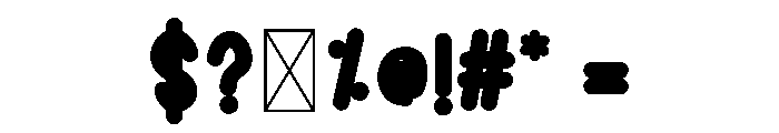 Kids School Green Font OTHER CHARS