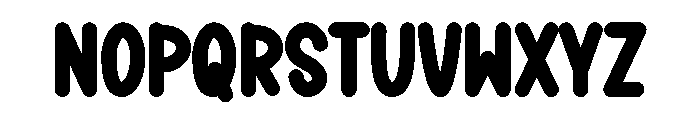 Kids School Green Font UPPERCASE