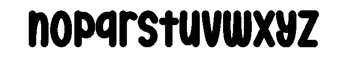 Kids School Green Font LOWERCASE