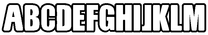 Kids School Outline Regular FONT
