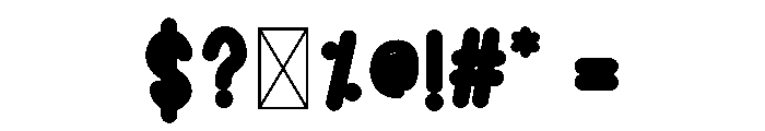 Kids School Red Font OTHER CHARS