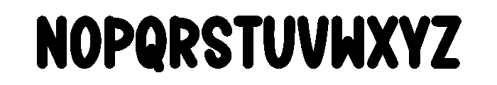 Kids School Red Font UPPERCASE