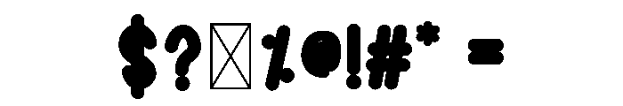 Kids School Yellow Font OTHER CHARS