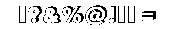 Kids Shadow Regular Font OTHER CHARS
