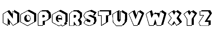 Kids Shadow Regular Font LOWERCASE