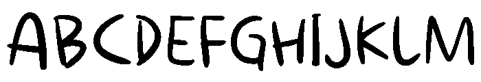 Kids Spidol Regular Font UPPERCASE