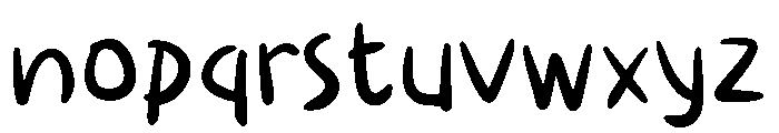 Kids Spidol Regular Font LOWERCASE