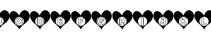 Kids Valentine Heart FONT