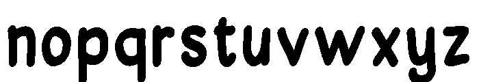 Kids Writing Regular Font LOWERCASE