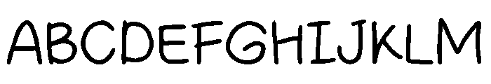KidsChalk Font UPPERCASE